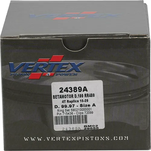 Vertex Cast Replica Piston Kit 99.96mm 11.86:1 3