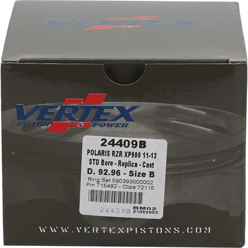 Vertex Cast Replica Piston Kit 92.95 Std 10.6:1