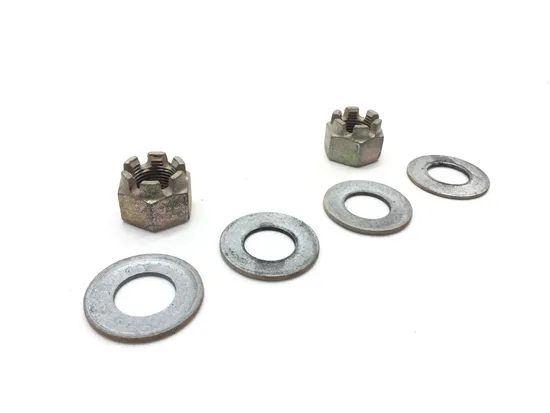 Front Wheel Hub Spindle Castle Nuts 2012 Polaris RZR 800 EFI 2594