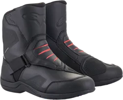 Alpinestars Ridge Waterproof Boots Adult 8 Black Red