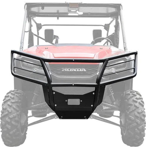 Moose Utility Black Steel Front Bumper Grill Brush Guard 1