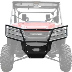 Moose Utility Black Steel Front Bumper Grill Brush Guard