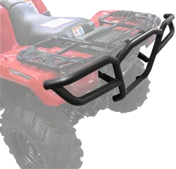 Moose Utility Black Steel Rear Bumper Brush Guard