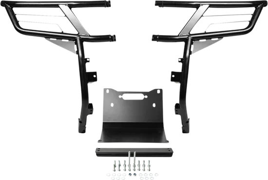 Moose Utility Black Steel Front Bumper Grill Brush Guard