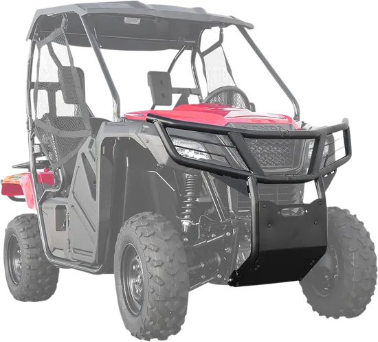 Moose Utility Black Steel Front Bumper Grill Brush Guard