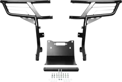 Moose Utility Black Steel Front Bumper Grill Brush Guard