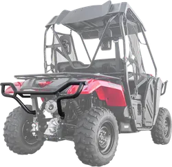 Moose Utility Black Steel Rear Bumper Brush Guard