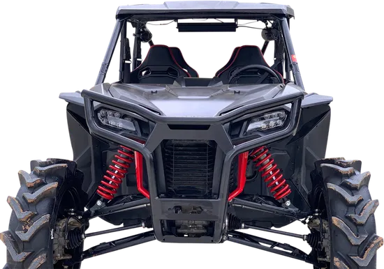 Moose Utility Black Steel Front Bumper Grill Brush Guard