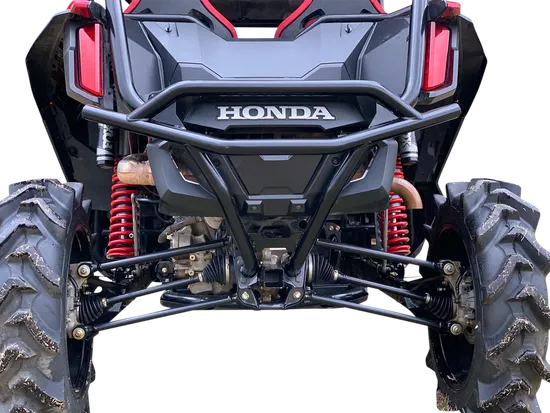 Moose Utility Black Steel Rear Bumper Brush Guard