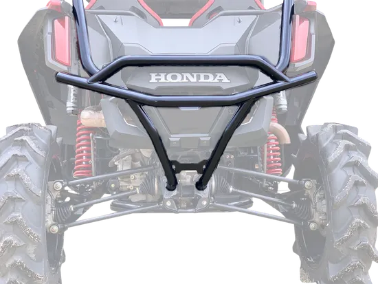 Moose Utility Black Steel Rear Bumper Brush Guard