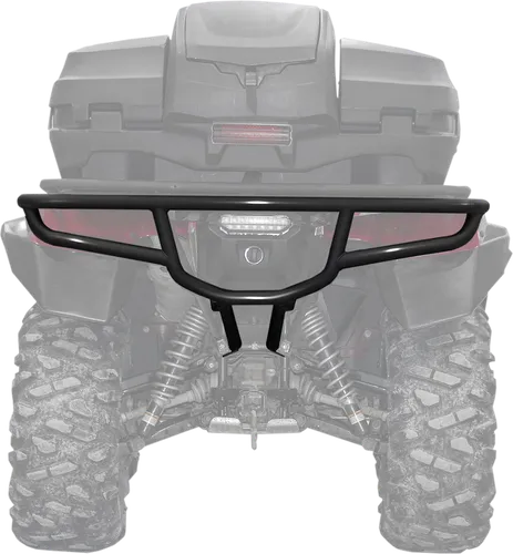 Moose Utility Black Steel Rear Bumper Brush Guard