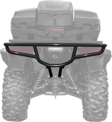 Moose Utility Black Steel Rear Bumper Brush Guard