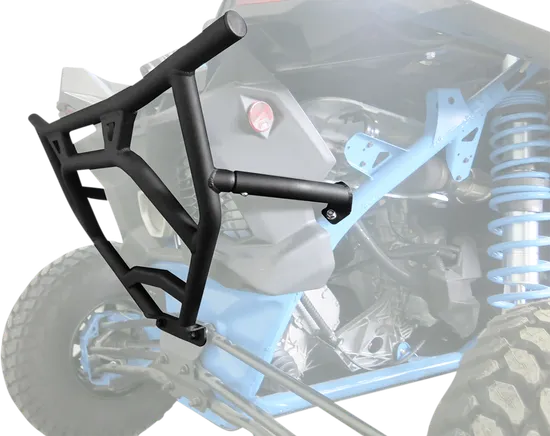 Moose Utility Black Steel Rear Bumper Brush Guard