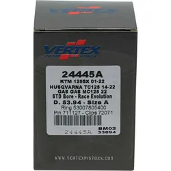 Vertex Cast Race PIston Kit 53.95 Std