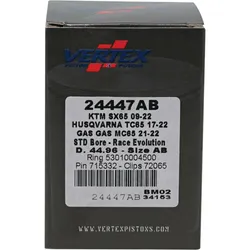 Vertex Cast Race PIston Kit 44.97 Std