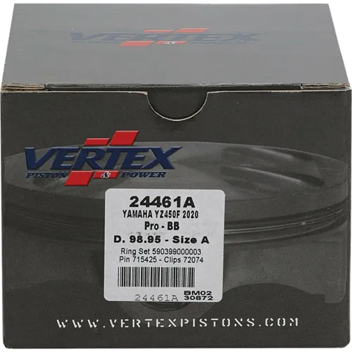Vertex Big Bore Forged Piston Kit 98.95mm +2.00 12.8:1