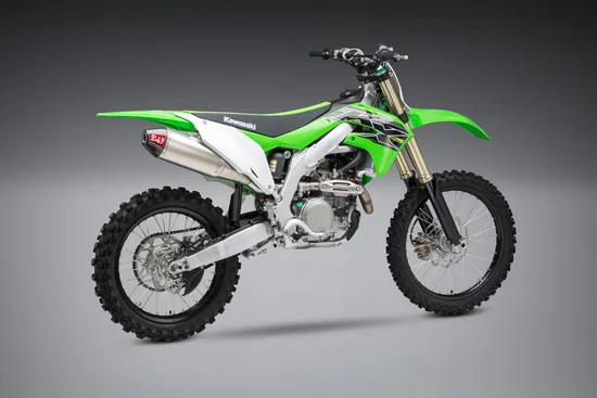 Yosh RS-4 Signature Slip On AL Exhaust Pipe Kawasaki KX450