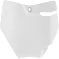 Acerbis White Front Number Plate
