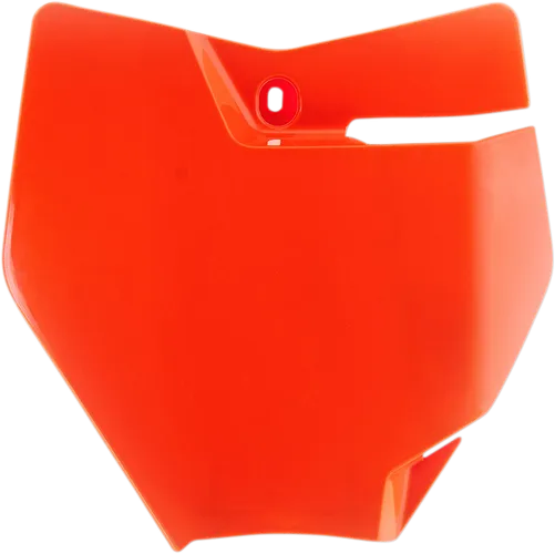Acerbis Orange Front Number Plate