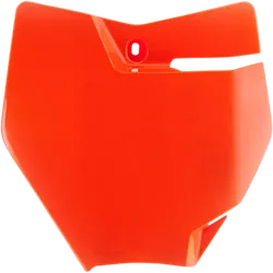 Acerbis Orange Front Number Plate