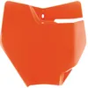 Acerbis Orange Front Number Plate