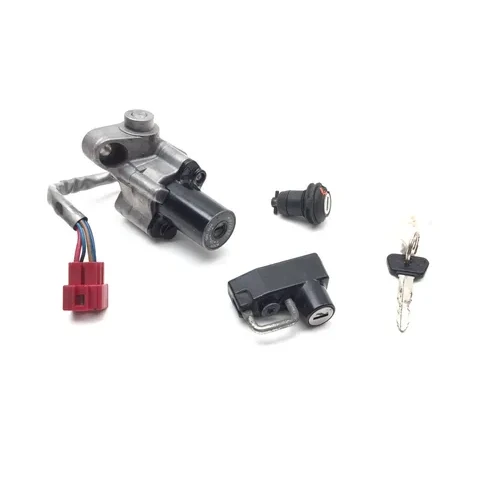 Lockset Ignition Key Steering Lock 08 Yamaha V Star 1100 XVS1100AW Classic 2604A 3