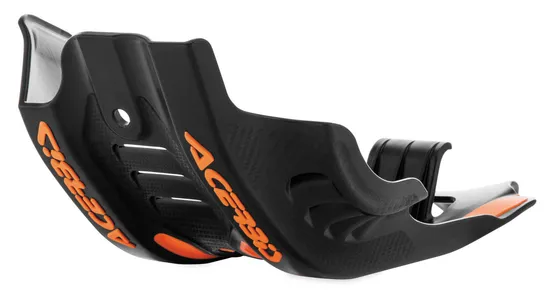 Acerbis Polypropylene Chassis Belly Skid Plate Black Orange
