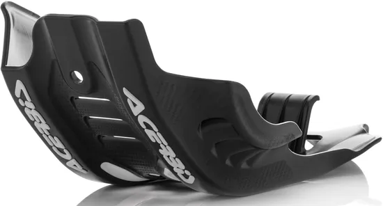 Acerbis Polypropylene Chassis Belly Skid Plate Black White