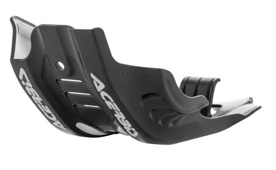 Acerbis Polypropylene Chassis Belly Skid Plate Black White