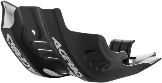 Acerbis Polypropylene Chassis Belly Skid Plate Black White