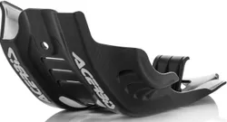 Acerbis Polypropylene Chassis Belly Skid Plate Black White