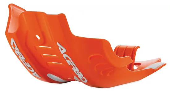 Acerbis Polypropylene Chassis Belly Skid Plate Orange