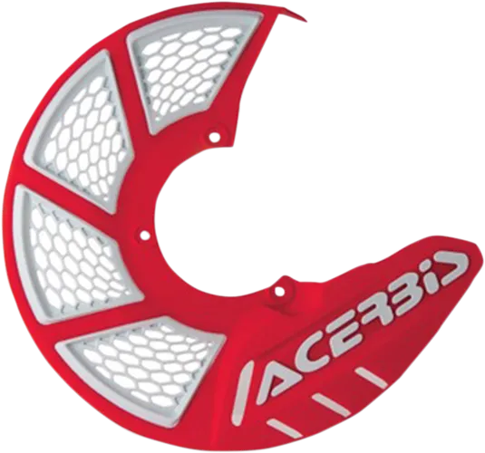 Acerbis Red White X Vented Front Brake Disc Cover Guard