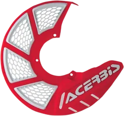 Acerbis Red White X Vented Front Brake Disc Cover Guard