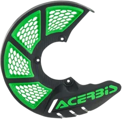 Acerbis Black Green X Vented Front Brake Disc Cover Guard