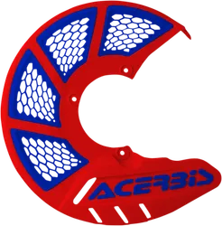 Acerbis Red Blue X Vented Front Brake Disc Cover Guard