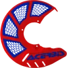 Acerbis Red Blue X Vented Front Brake Disc Cover Guard
