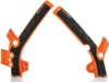 ACERBIS X Grip Frame Guards Orange Black