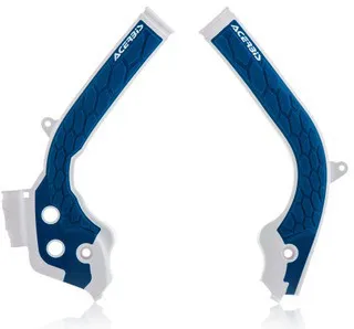 ACERBIS X Grip Frame Guards Blue White
