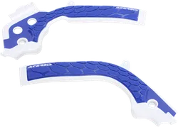 ACERBIS X Grip Frame Guards Blue White
