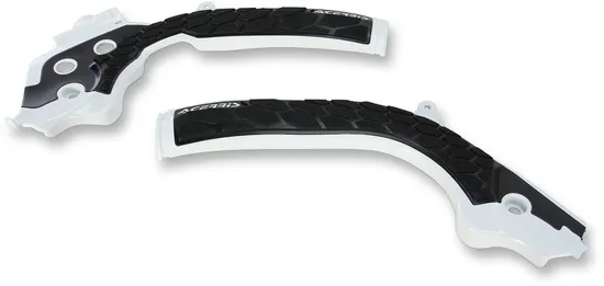 ACERBIS X Grip Frame Guards White Black