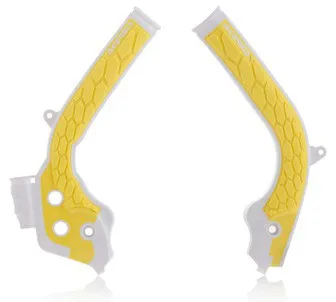 ACERBIS X Grip Frame Guards Yellow White