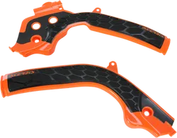 ACERBIS X Grip Frame Guards Black Orange