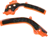 ACERBIS X Grip Frame Guards Black Orange