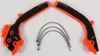 ACERBIS X Grip Frame Guards Black Orange