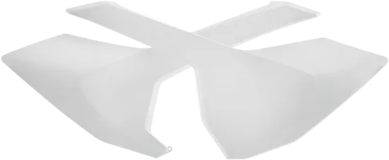 Acerbis Side Panel Number Plates White