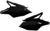 Acerbis Plastic Side Panels Black