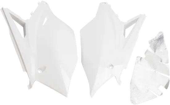 Acerbis Side Panel Number Plates White