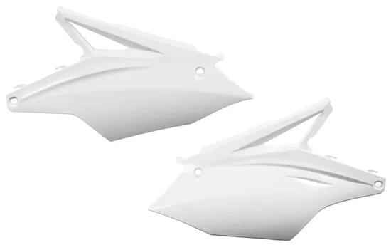 Acerbis Side Panel Number Plates White