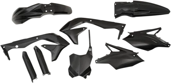 Acerbis Complete Plastic Fender Body Kit Black